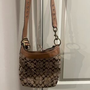 COACH buckle crossbody bag